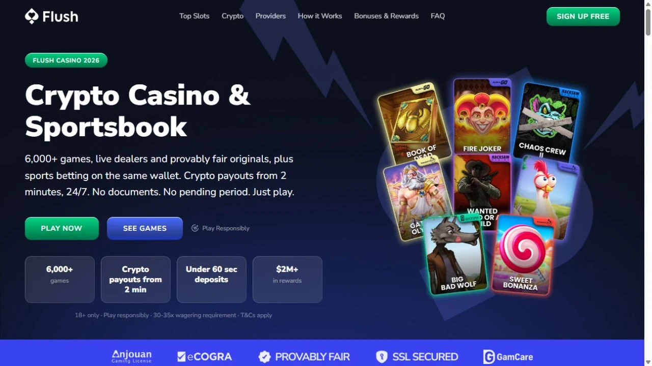 Flush muestra retiros crypto en menos de dos minutos